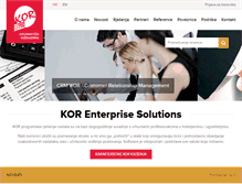 Tablet Screenshot of kor.hr