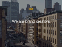 Tablet Screenshot of kor.com